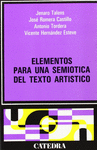 ELEMENTOS PARA UNA SEMIOTICA DEL TEXTO ARTISTICO