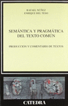 SEMANTICA Y PRAGMATICA DEL TEXTO COMUN