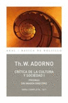 OC ADORNO 10 CRITICA CULTURA Y SOCIEDAD I