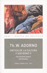 OC ADORNO 10 CRITICA CULTURA Y SOCIEDAD II