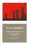OC ADORNO 17 ESCRITOS MUSICALES IV
