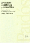 AVANCES EN PSICOTERAPIA PSICOANALITICA