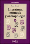 LITERATURA, MIMESIS Y ANTROPOLOGIA