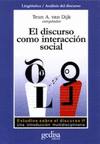 DISCURSO COMO INTERACCION SOCIAL (VOL 2), EL