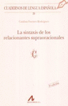 SINTAXIS DE LOS RELACIONANTES SUPRAORACI