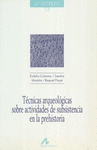 TECNICAS ARQUEOLOGICAS SOBRE ACTIVIDADES