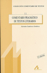 COMENTARIO PRAGMATICO DE TEXTOS LITERARIOS