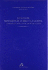 CATALOGO DE MANUSCRITOS DE LA BIBLIOTECA NACIONAL
