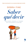 SABER QUE DECIR
