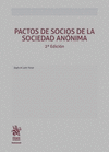 PACTOS DE SOCIOS DE LA SOCIEDAD ANONIMA
