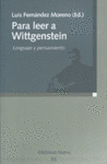 PARA LEER A WITTGENSTEIN: LENGUAJE Y PEN