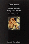 976 - PALABRA INOCENTE ANTOLOGIA POETICA 1935-1997