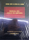 MANUAL DEL JUICIO DE AMPARO 2A.EDICION ACTUALIZADA PASTA DURA