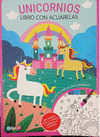UNICORNIOS LIBRO CON ACUARELAS