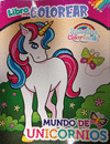 LIBRO PARA COLOREAR MUNDO DE UNICORNIOS IMAGINA COLOREANDO