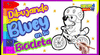BLUEY COLOREAR BICICLETAS