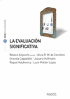 LA EVALUACI�N SIGNIFICATIVA