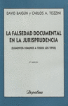FALSEDAD DOCUMENTAL EN LA JURISPRUDENCIA, LA