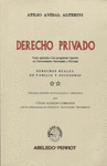DERECHO PRIVADO TOMO II DERECHOS REALES DE FAMILIA Y SUCESO