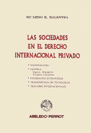 SOCIEDADES EN EL DERECHO INTERNACIONAL PRIVADO, LAS