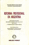 REFORMA PREVISIONAL EN ARGENTINA
