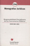 RESPONSABILIDAD DISCIPLINARIA DE LOS FUNCIONARIOS POLITICOS