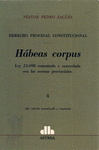 HABEAS CORPUS DERECHO PROCESAL CONSTITUCIONAL
