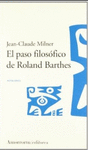 EL PASO FILOSOFICO DE ROLAND BARTHES