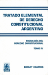 TRATADO ELEMENTAL DE DERECHO (TOMO IV) CONSTITUCIONAL ARG