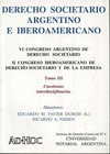 DERECHO SOCIETARIO ARGENTINO E IBEROAMERICANO TOMO III