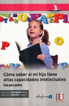 COMO SABER SI MI HIJO TIENE ALTAS CAPACIDADES INTELECTUALES