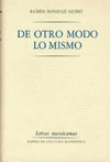 DE OTRO MODO LO MISMO