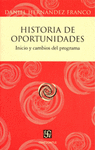 HISTORIA DE OPORTUNIDADES INICIO Y CAMBIOS DEL PROGRAMA