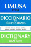 DICCIONARIO DE TERMINOS LEGALES INGLES Y ESPA#OL (RUSTICA)
