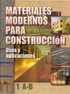 MATERIALES MODERNOS PARA CONSTRUCCION, 4 TOMOS