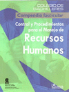 CONTROL Y PROCEDIMIENTOS PARA EL MANEJO DE RECURSOS HUMANOS