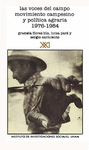 LAS VOCES DEL CAMPO MOVIMIENTO CAMPESINO Y POLITICA AGRARIA 1976-1984