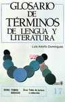 GLOSARIO DE TERMINOS DE LENGUA Y LITERATURA