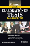 MANUAL PARA LA ELABORACION DE TESIS TESIS I MATI-PGIT
