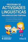 PROGRAMA DE ACTIVIDADES LINGUISTICAS PARA NI�OS DE EDAD TEMPRANA