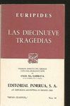 DIECINUEVE TRAGEDIAS LAS (SC024) EURIPIDES