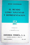 MUNDO COMO VOLUNTAD Y REPRESENTACION EL (SC419) SCHOPENHAUER