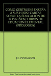 COMO GERTRUDIS ENSE�A A SUS HIJOS (SC308) PESTALOZZI