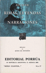 RIMAS LEYENDAS Y NARRACIONES (SC017) BECQUER