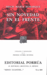 SIN NOVEDAD EN EL FRENTE (SC669) REMARQUE