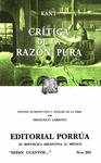 CRITICA DE LA RAZON PURA (SC203)