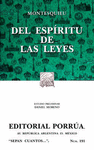 DEL ESPIRITU DE LAS LEYES (SC191)
