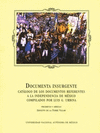 DOCUMENTA INSURGENTE CATALOGO DE LOS DOCUMENTOS REFERENTES A LA INDEPENDENCIA DE MEXICO
