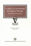 LA HORA Y LA OPORTUNIDAD DE AUGUSTO MATRAGA