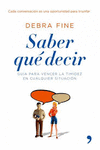 SABER QUE DECIR